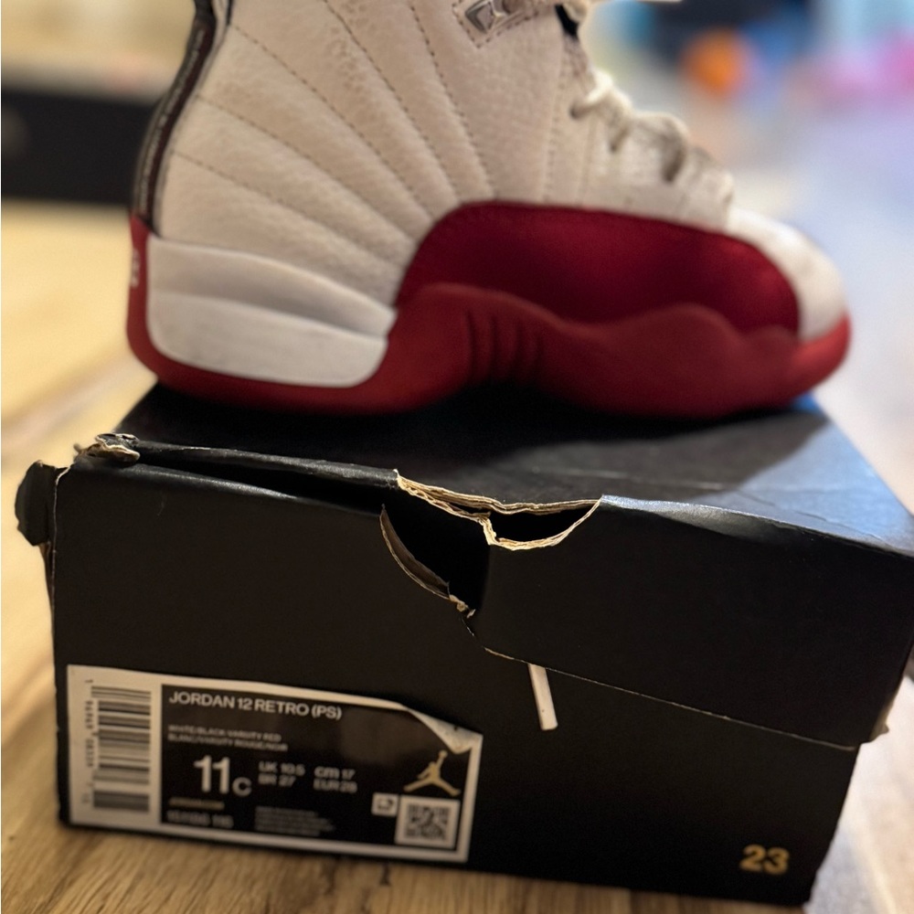 Jordan 12 Retro PS White/Red